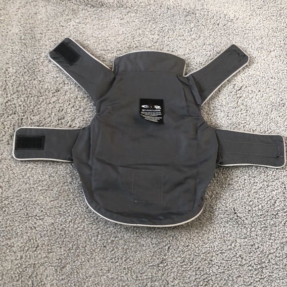 New small dog pet cat grey nylon rain coat S M - Picture 5 of 6